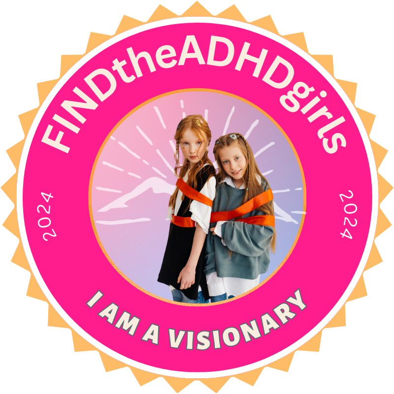 visionary donation badge for find the adhd girls